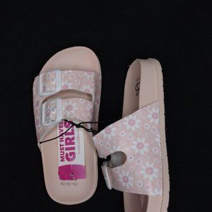 Double buckles sandals for girl